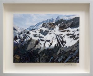 Photographie peinte, La montagne assiégée N°35, pièce unique