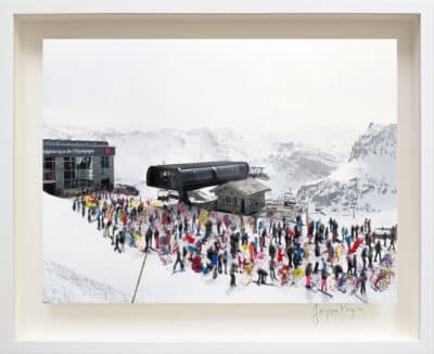 185_38x50cm-Val-d-Isere-jacques-pugin-encadre