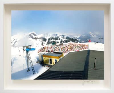 195_38x50cm-Villars-Gryon-diablerets-jacques-pugin-encadre