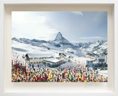 200-38x50cm-Riffelberg-Cervin-Zermatt-jacques-pugin-encadrement